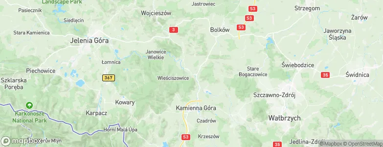 Marciszów, Poland Map