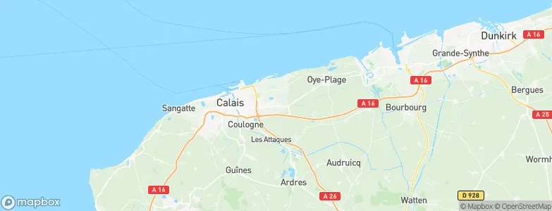 Marck, France Map