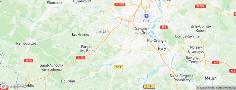 Marcoussis, France Map