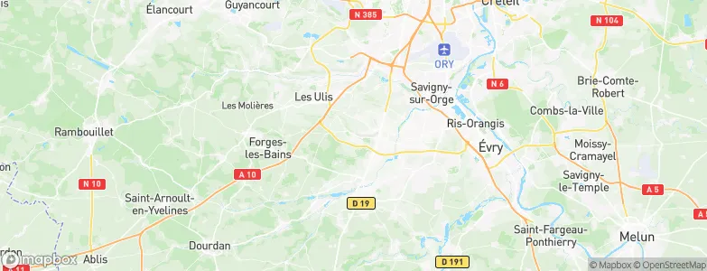 Marcoussis, France Map