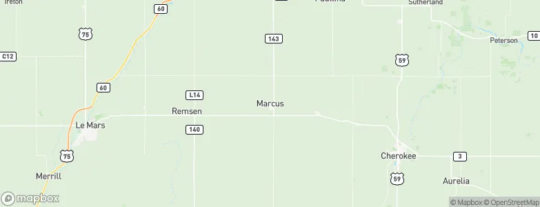 Marcus, United States Map