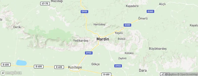 Mardin Province, Turkey Map