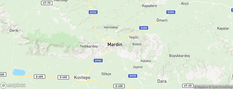 Mardin, Turkey Map