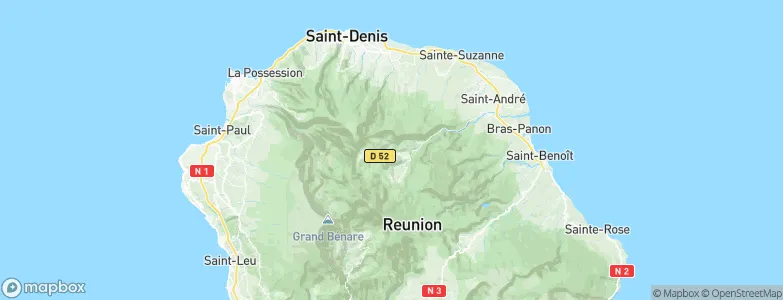 Mare à Vieille Place, Réunion Map