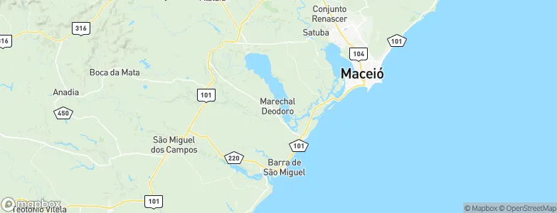 Marechal Deodoro, Brazil Map