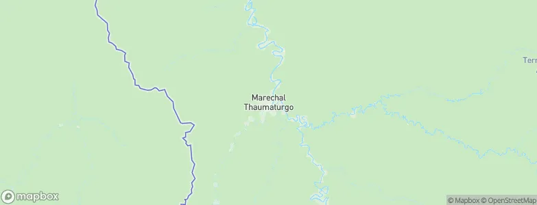 Marechal Thaumaturgo, Brazil Map