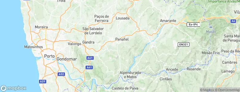 Marecos, Portugal Map