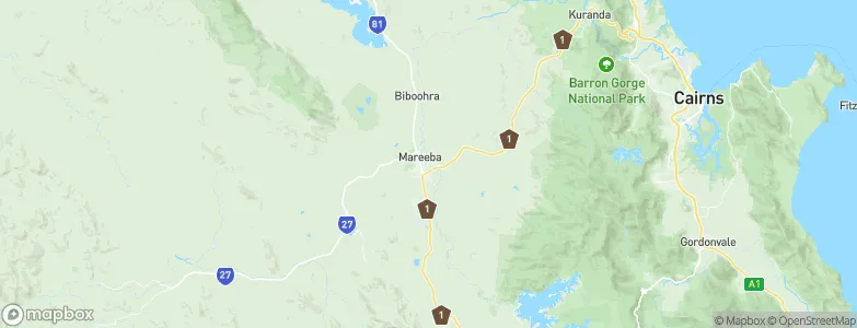 Mareeba, Australia Map