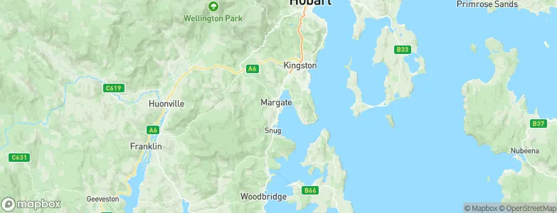 Margate, Australia Map