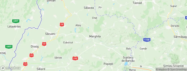 Marghita, Romania Map