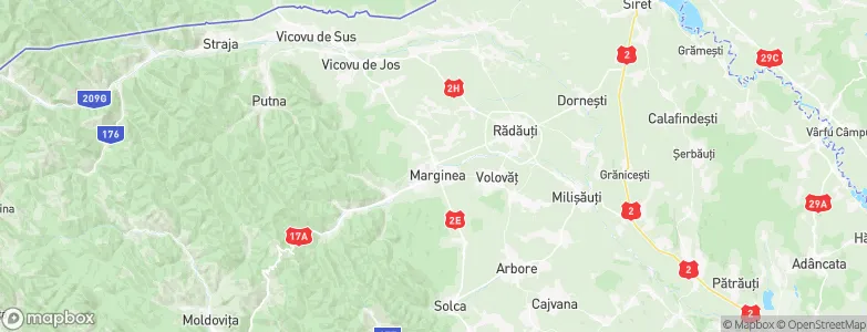 Marginea, Romania Map