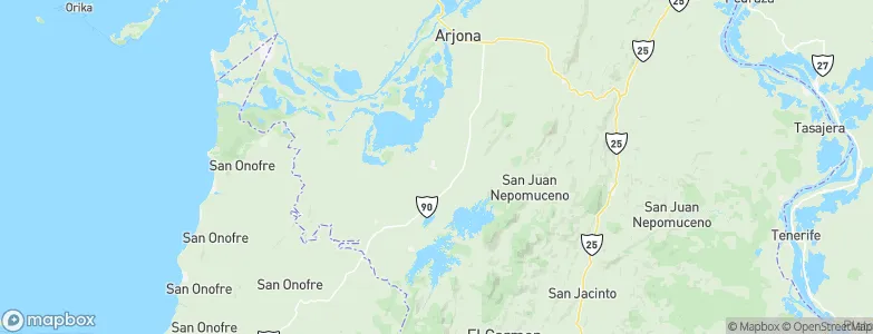 María la Baja, Colombia Map