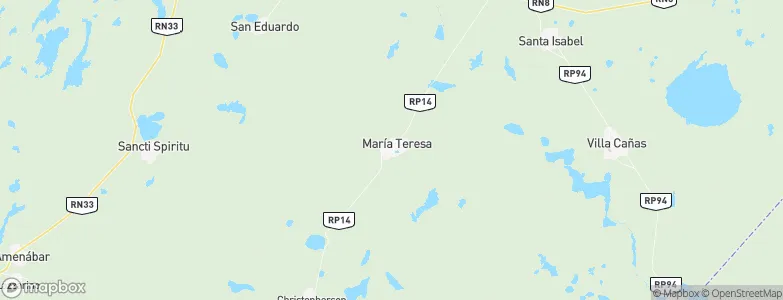 María Teresa, Argentina Map