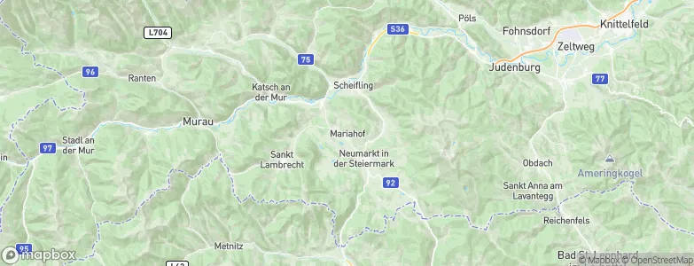 Mariahof, Austria Map