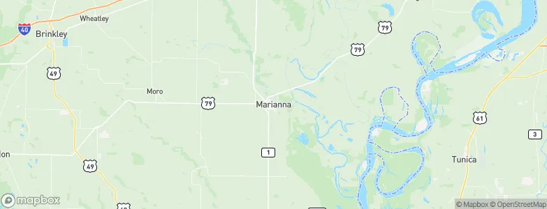 Marianna, United States Map