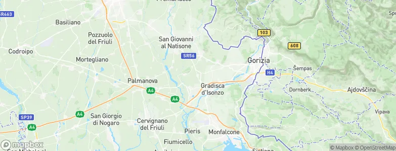 Mariano del Friuli, Italy Map