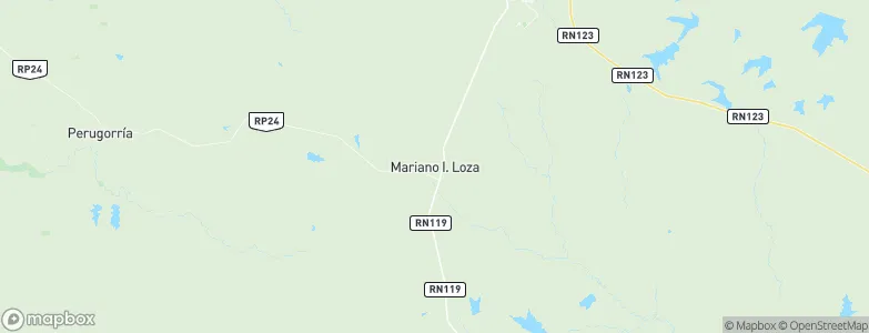 Mariano I. Loza, Argentina Map