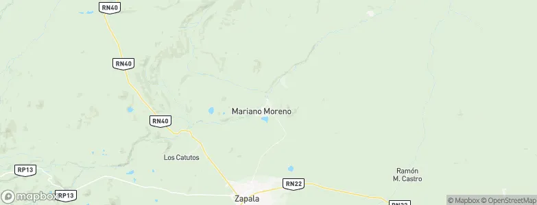 Mariano Moreno, Argentina Map