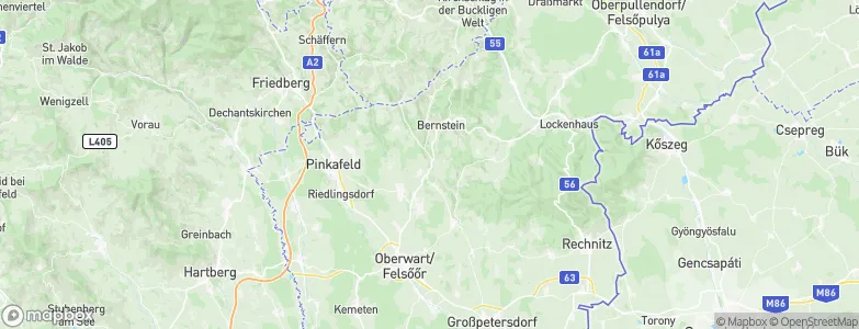 Mariasdorf, Austria Map