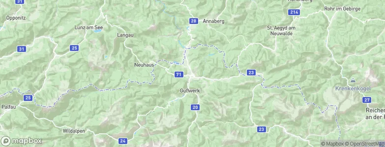 Mariazell, Austria Map