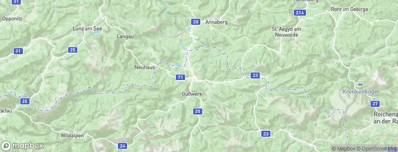 Mariazell, Austria Map