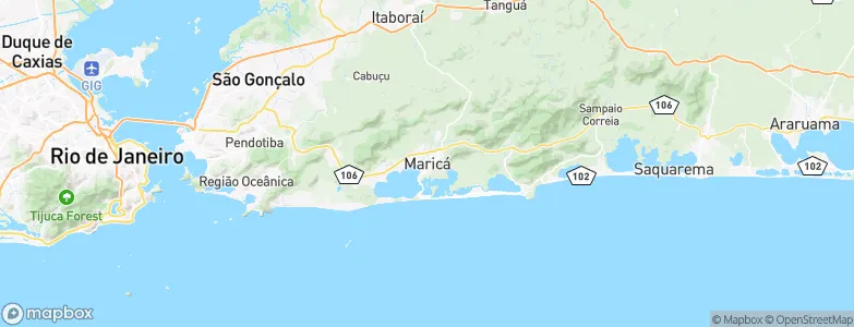 Maricá, Brazil Map