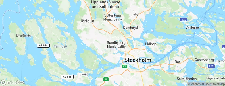 Mariehäll, Sweden Map