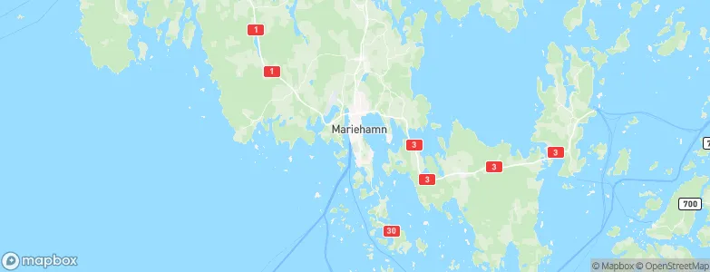 Mariehamn, Åland Map