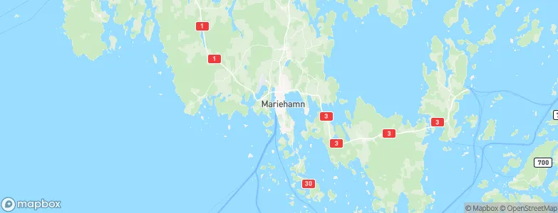 Mariehamn, Åland Map