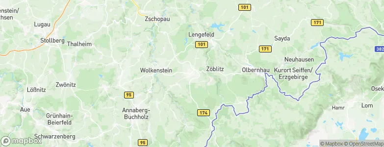 Marienberg, Germany Map