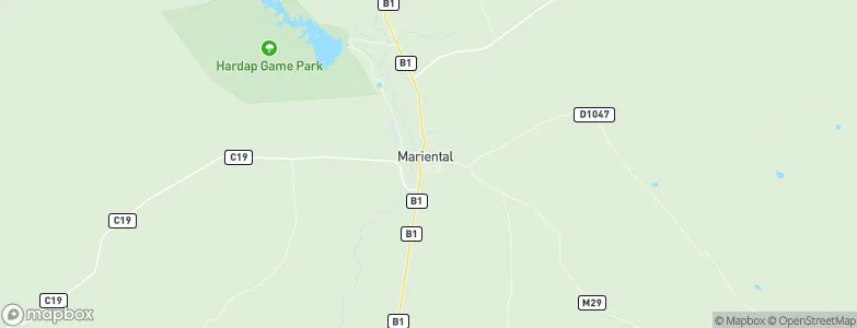 Mariental, Namibia Map