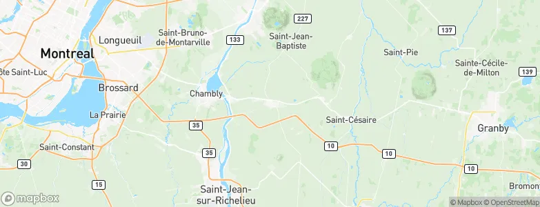 Marieville, Canada Map