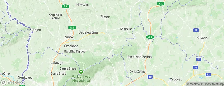 Marija Bistrica, Croatia Map