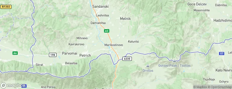 Marikostinovo, Bulgaria Map