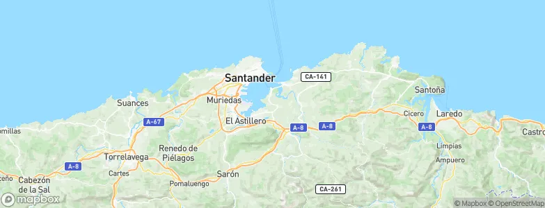 Marina de Cudeyo, Spain Map
