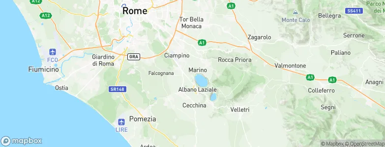 Marino, Italy Map