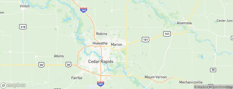 Marion, United States Map
