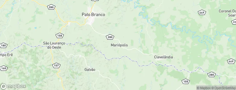Mariópolis, Brazil Map