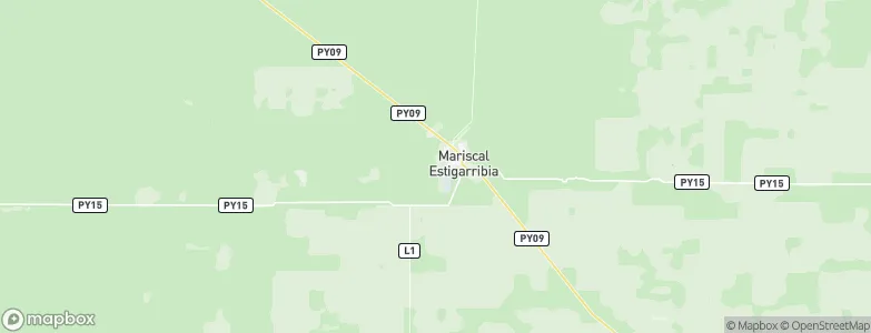 Mariscal Estigarribia, Paraguay Map