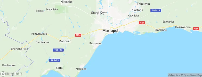 Mariupol, Ukraine Map