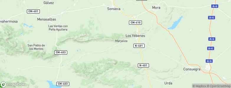 Marjaliza, Spain Map