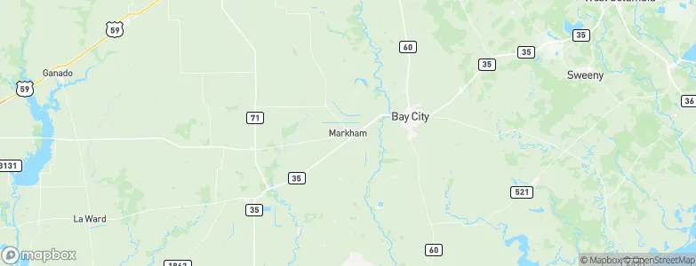 Markham, United States Map