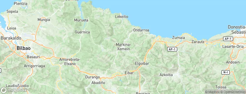 Markina-Xemein, Spain Map