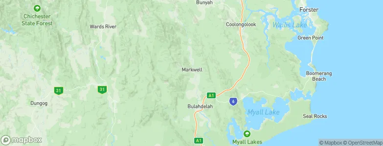 Markwell, Australia Map