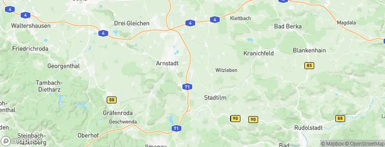 Marlishausen, Germany Map