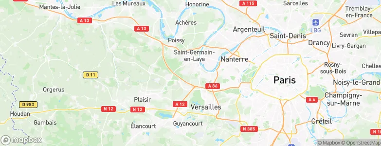Marly-le-Roi, France Map