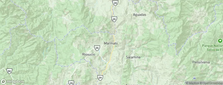 Marmato, Colombia Map