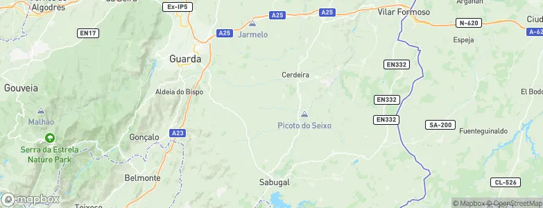 Marmeleiro, Portugal Map