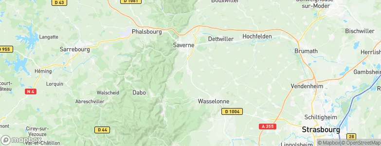 Marmoutier, France Map