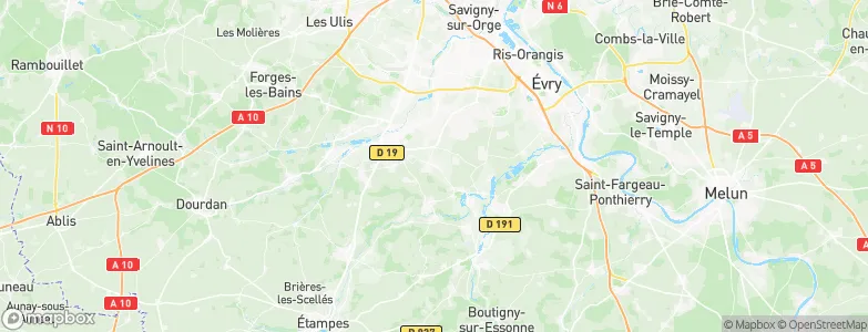 Marolles-en-Hurepoix, France Map